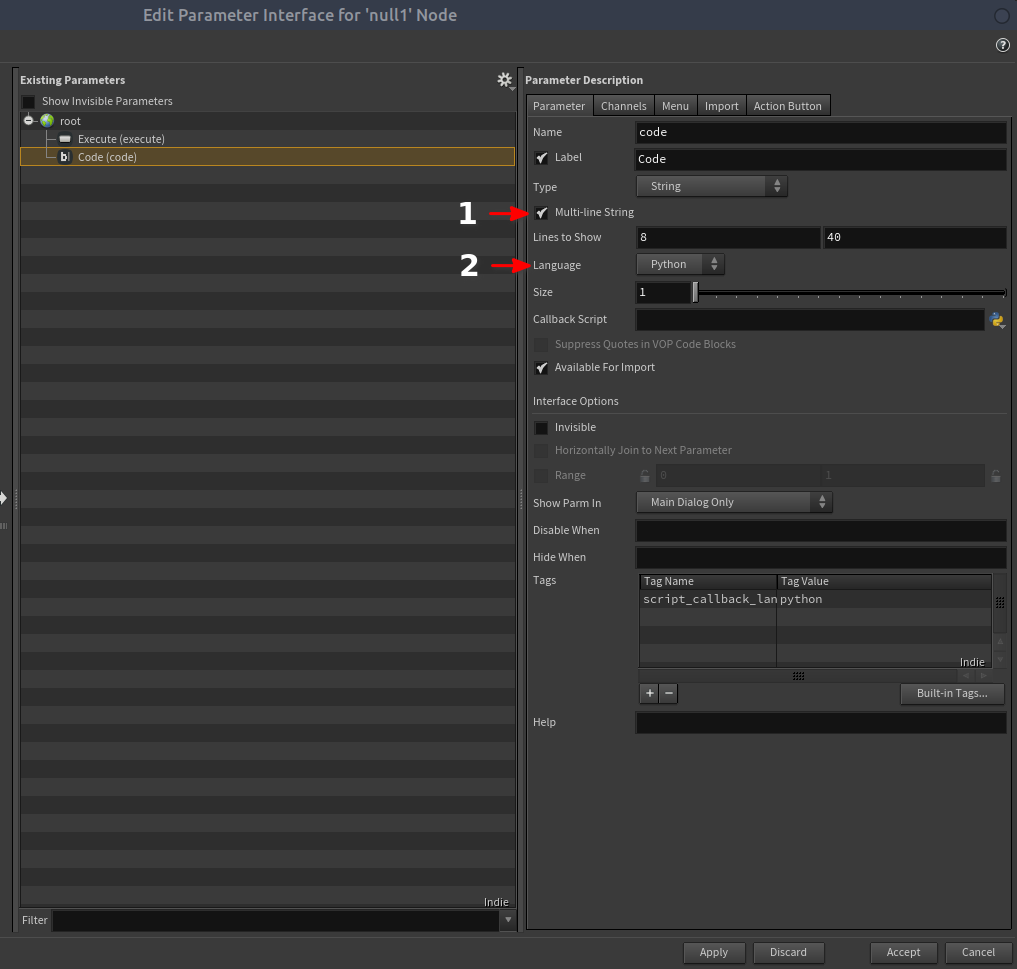 Modify string parameter