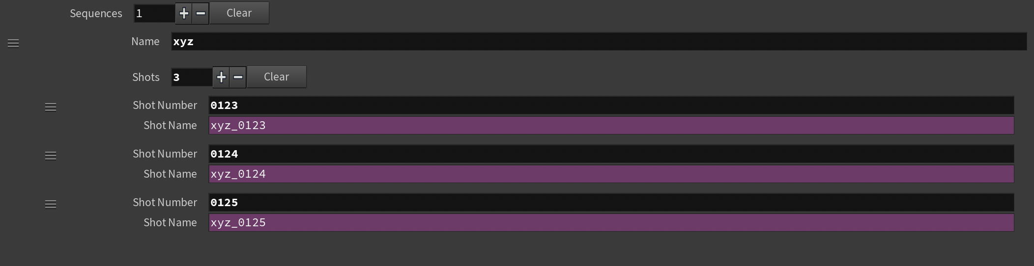 Default Python Expression for the Shot Name parameter returns the correct result now.