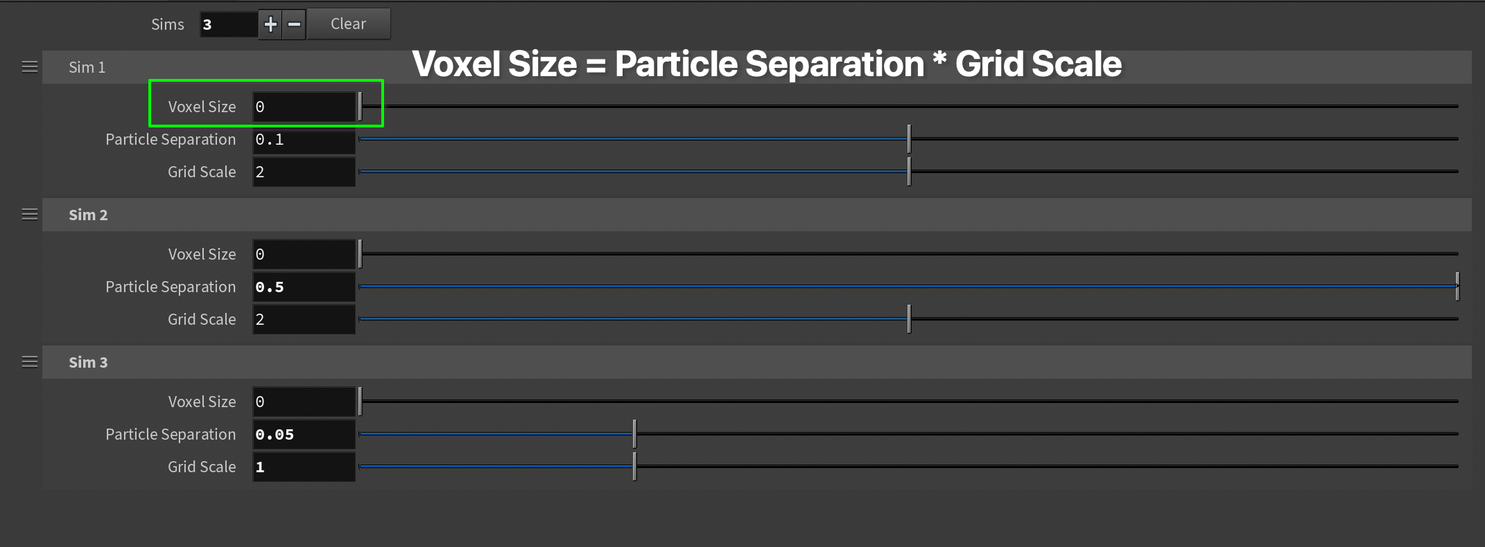 Example scenario