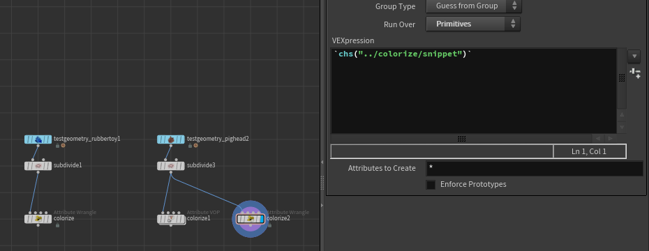 Channel Reference Snippet String